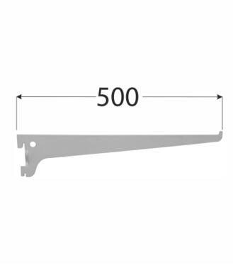 Velano WSS Lišta systémová konzolová jednoduchá 500mm šedá