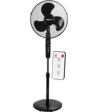 Ventilátor Strend Pro, stojanový, s diaľkovým ovládaním, 40 cm, 45 W ,čierna