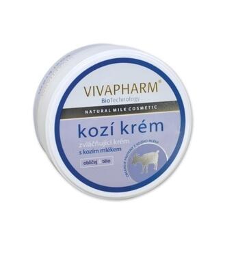 Vivapharm Pleťový krém Zvláčňujúci s kozím mliekom 250ml
