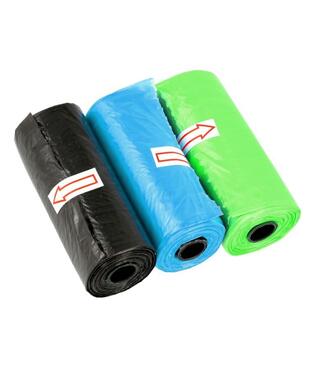 Vrecká na exkrementy 23x32cm farebné /3x20ks