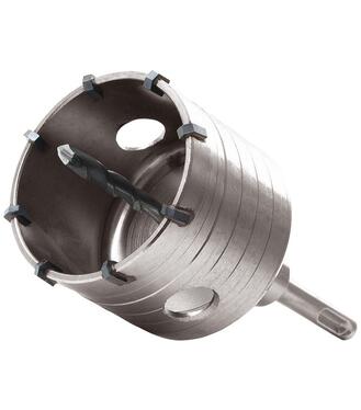 Vrták korunkový 100mm, SDS-plus, hĺbka vrtu 50mm, karbidové hroty