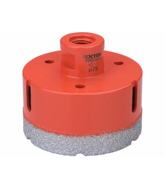 Vrták korunkový diamantový do uhlovej brúsky Ø75mm