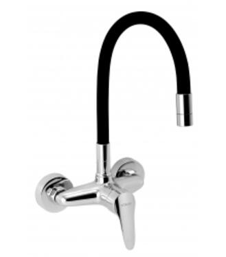 VZORKA-Drezová batéria s elastickým ramenom 150MM, čierna-chróm