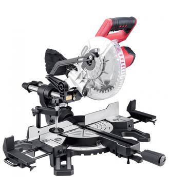 Worcraft Píla pokosová CMS-S20Li s posuvom a laserom, 185mm