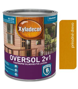 Xyladecor Silnovrstvá lazúra oversol 2v1 Prírodné drevo 5l