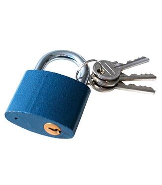 Zamok visiaci 63mm modry