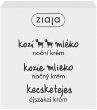 ZIAJA krém 50ml nočný kozie mlieko