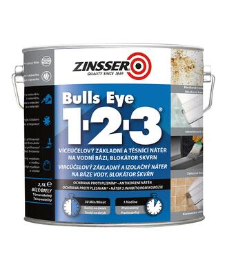 Zinsser Bulls Eye 1-2-3 2,5L - tesniaci náter a blokátor škvŕn