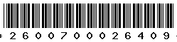 2600700026409 2600700026409
