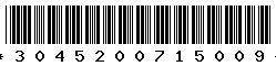 3045200715009