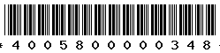 4005800000348