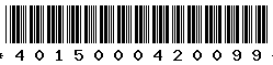 4015000420099 4015000420099