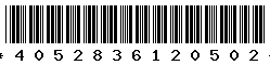 4052836120502 4052836120502