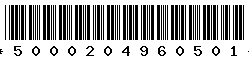 5000204960501