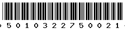5010322750021 5010322750021