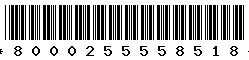 8000255558518 8000255558518