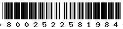 8002522581984 8002522581984