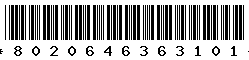 8020646363101 8020646363101