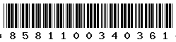 8581100340361