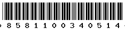 8581100340514
